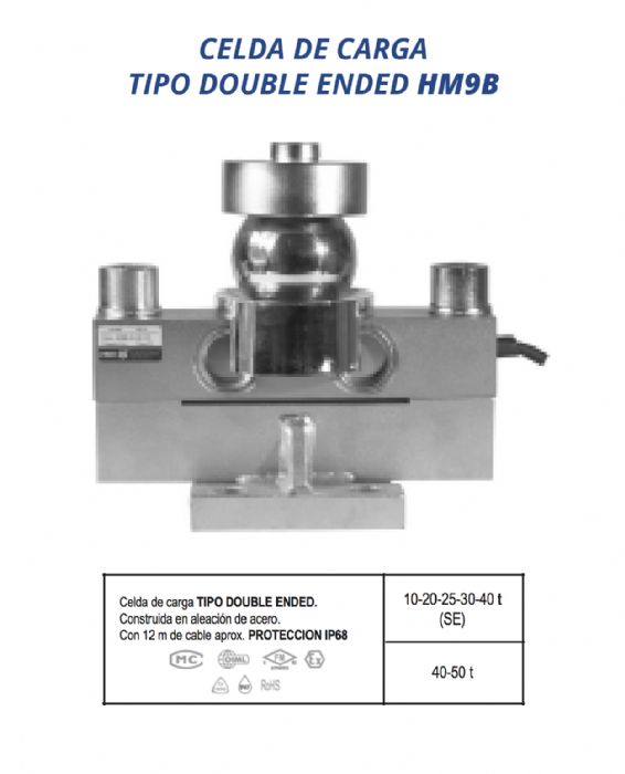 Celda de carga TIPO DOUBLE ENDED - ZEMIC