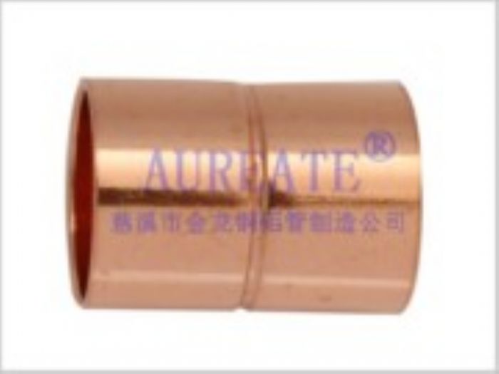 Unión de cobre con tope - 