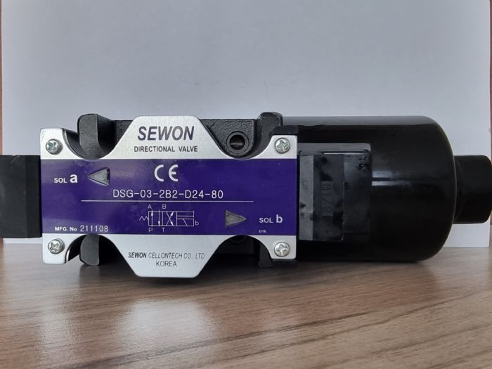 Válvula direccional simple solenoide CETOP 5 - SEWON-YUKEN