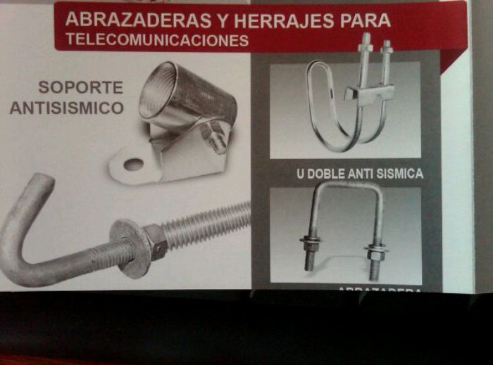abrazaderas y herrajes para telecomunicaciones - 