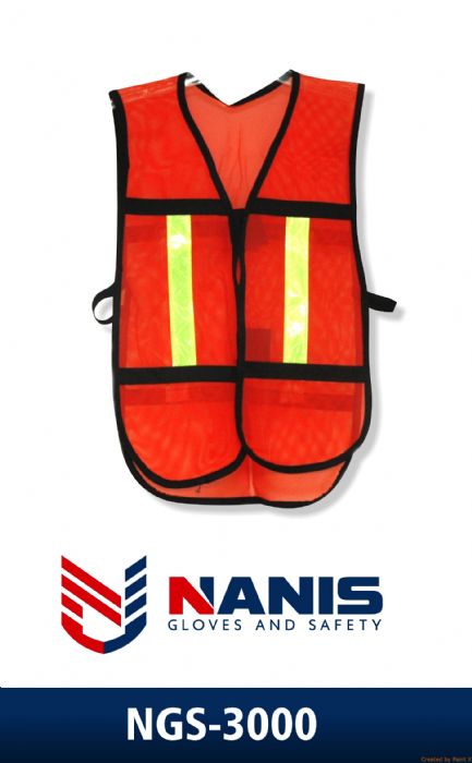 CHALECO DE MALLA CON BROCHE - NANIS GLOVES AND SAFETY