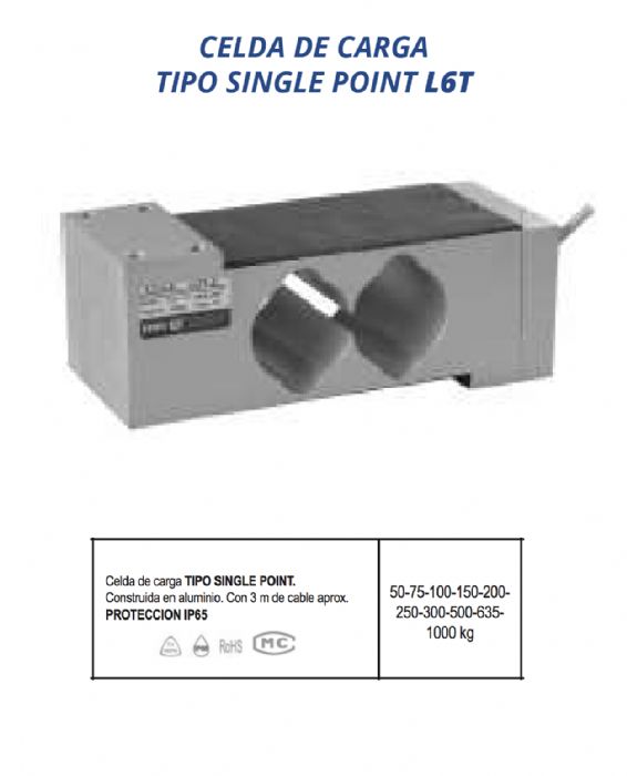 Celda de carga TIPO SINGLE POINT - ZEMIC
