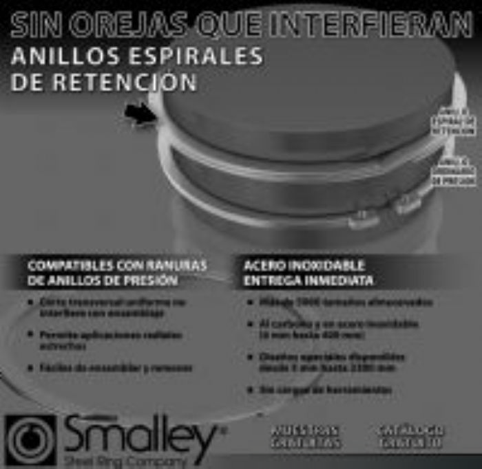 ANILLOS ESPIRALES DE RETENCION - SMALLEY