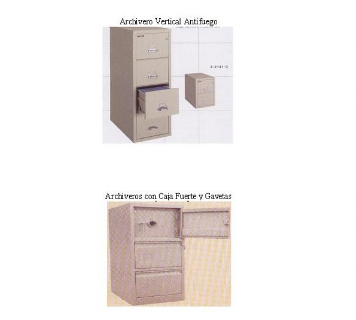 ARCHIVEROS DE SEGURIDAD CON CAJA FUERTE - MORO