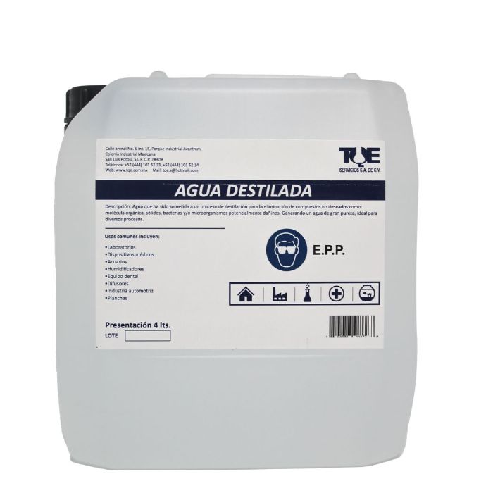 Agua Destilada - TQE Servicios