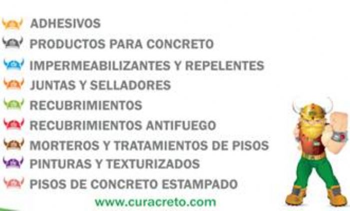 Materiales para la construcción - Curacreto