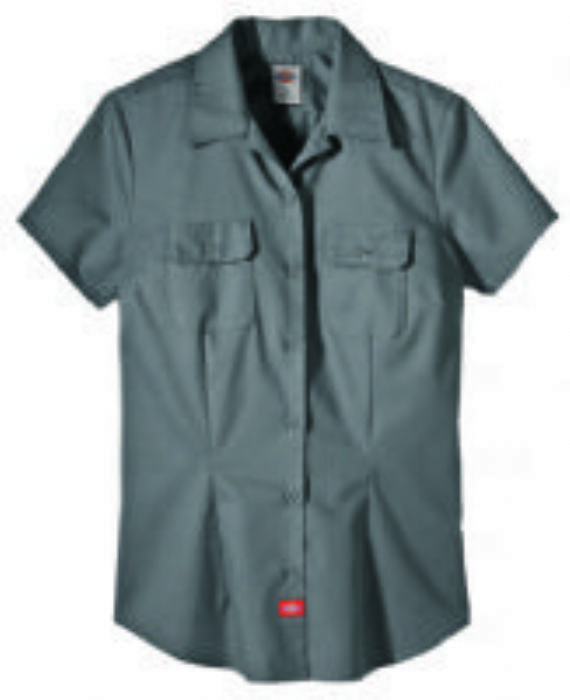 BLUSA DE TRABAJO PARA MUJER MANGA CORTA - DICKIES