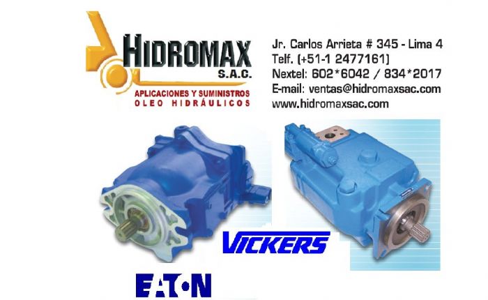 BOMBA VICKERS - vickers, eaton 