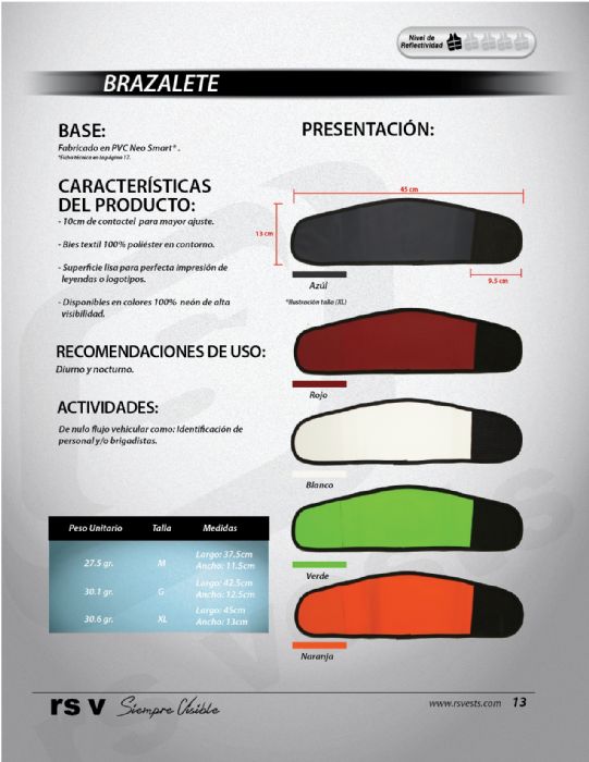 BRAZALETE IDENTIFICACION - RsV