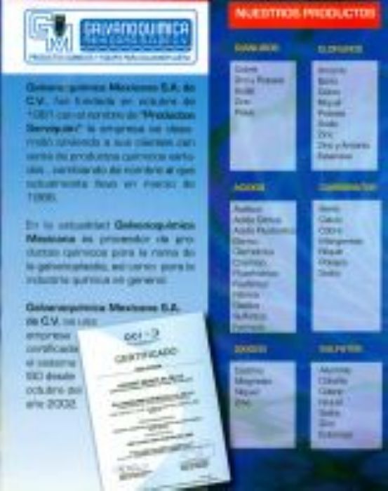CARBONATOS - GALVANOQUIMICA