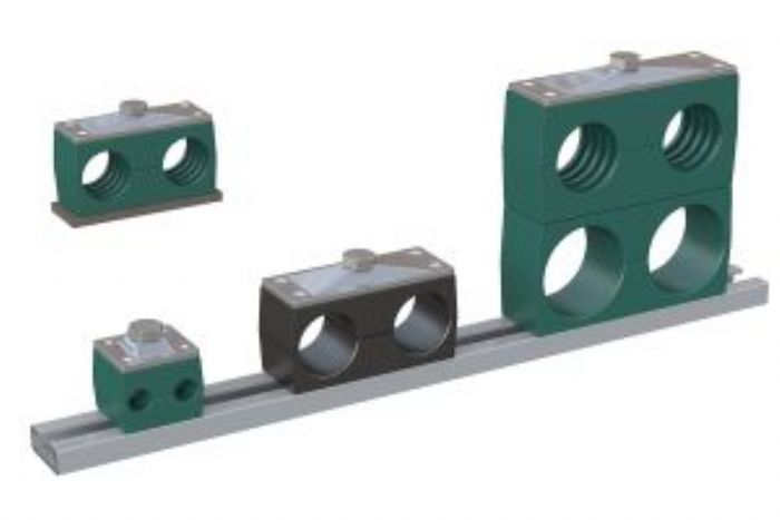 Abrazadera Hidraulica Serie Twin para tubería, tubo y manguera - STAUFF