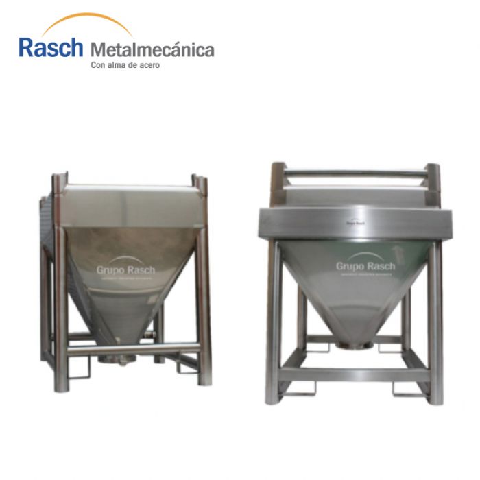  Contenedor BIN acero inoxidable 100 a 3500 litros - 