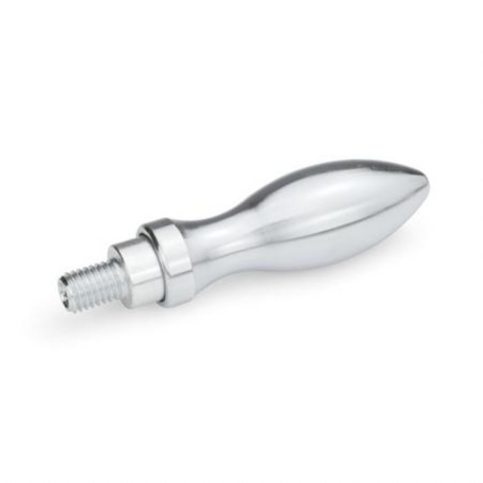 Empuñaduras giratorias Acero, aluminio o plástico, con eje liso o roscado - JW Winco