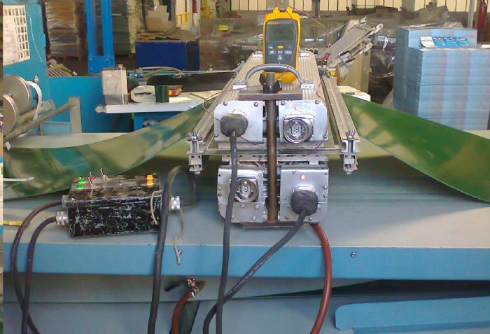 Empalme vulcanizado a banda ligera - 