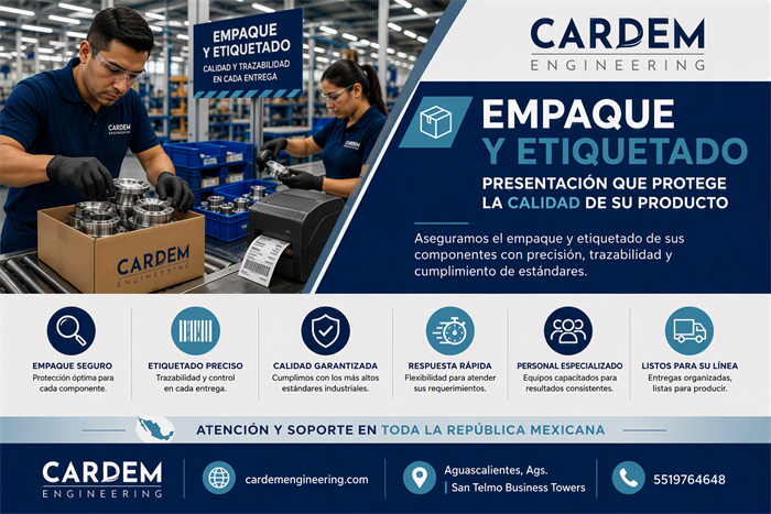 Empaque y Etiquetado  - CARDEM 