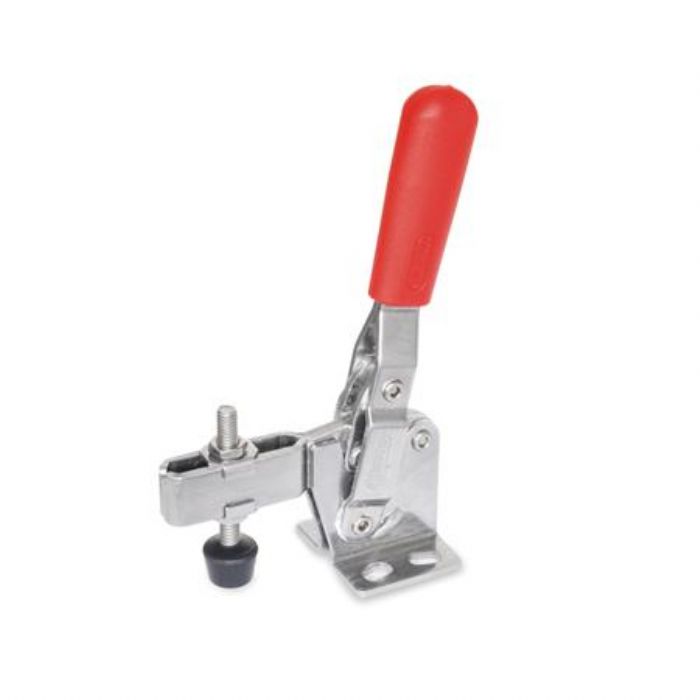  Abrazaderas de palanca de actuación vertical Acero inoxidable, con base de montaje horizontal - JW Winco
