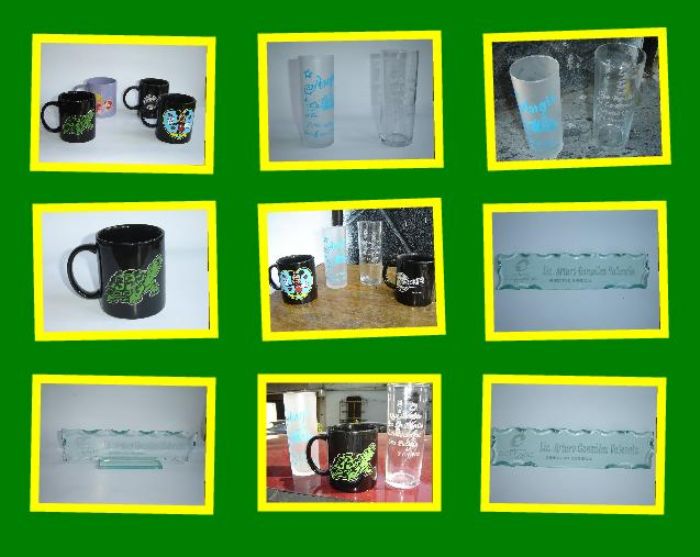 GRABADO DE CERAMICA Y VIDRIO - 