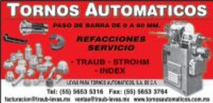 HERRAMIENTAS DE CARBURO - LEVAS PARA TORNOS AUTOMATICOS