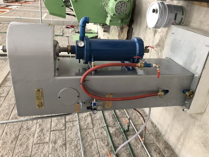 Molino de perlas, continuo, Marca Disperset Modelo ST-1008 con motor a prueba de explosión de 10 Hp 230/460 Volts 3 fases 60Hz (casi nuevo) - Disperset