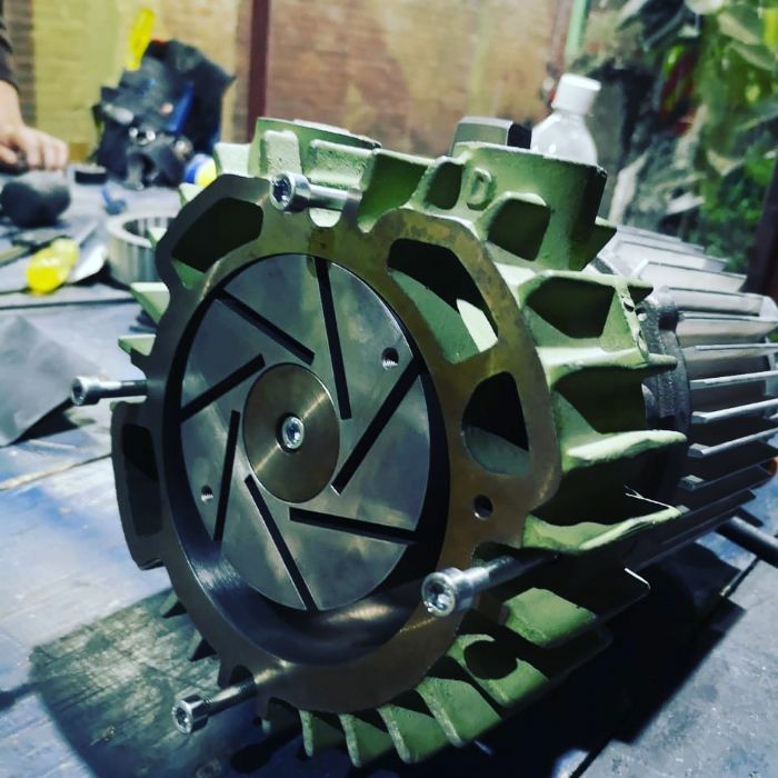 Aspas / veletas / álabes / aletas / paletas de carbón - 