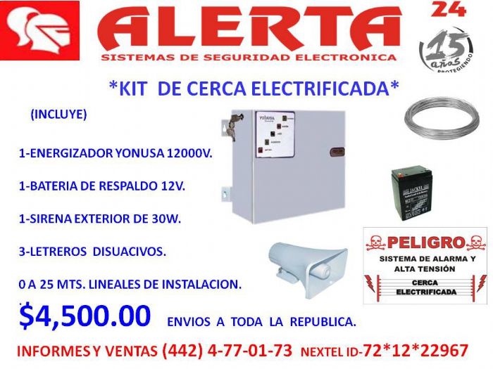 Cerca electrificada - YONUSA