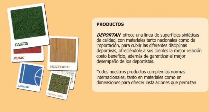SUPERFICIES DEPORTIVAS - 