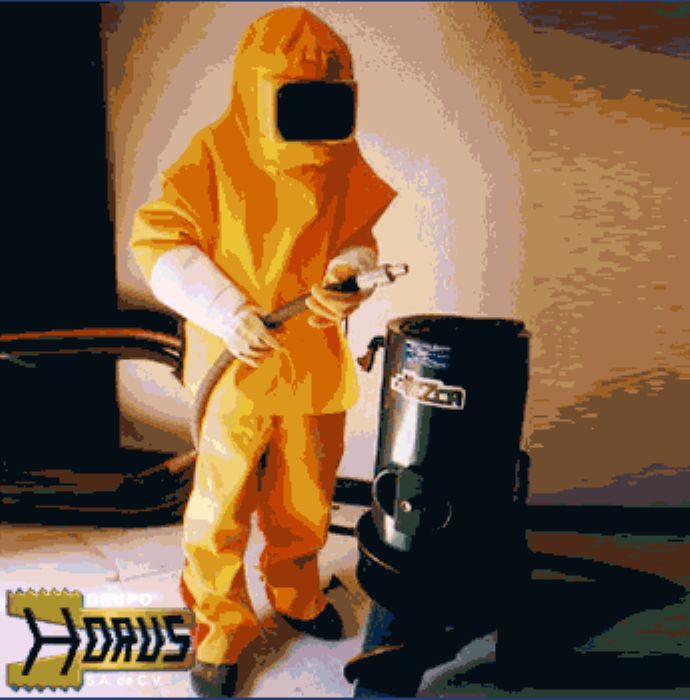 ESCAFANDRA CON CASCO PROFESIONAL - SAND BLAST