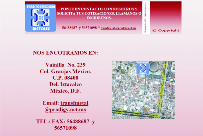 Perfiles de aluminio estructural - TRANSFORMADORA DE METALES