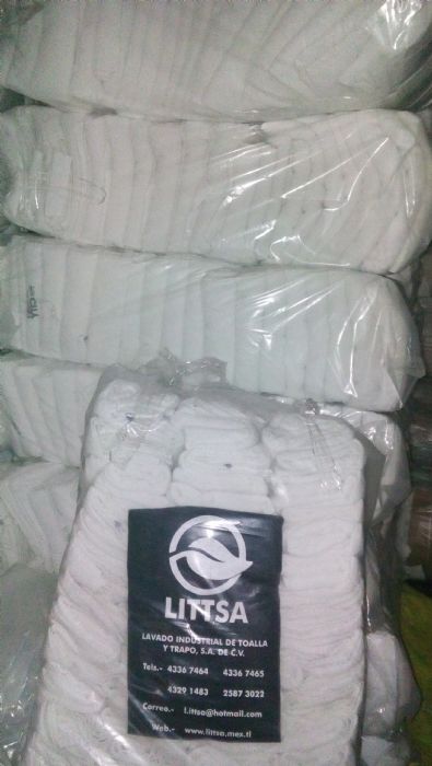 TRAPO TIPO TOALLA BLANCA Y DE COLOR - LITTSA