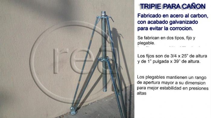 Tripie base para cañon  - Grupo Crea 