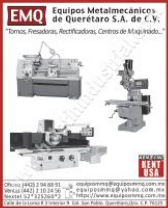 VENTA DE MAQUINARIA METALMECANICA - EMQ