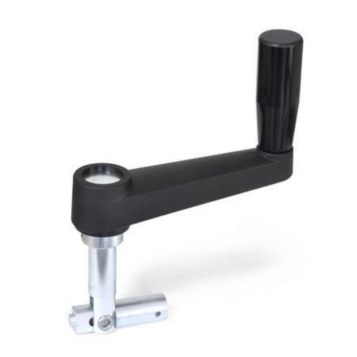  Manivelas abatibles Nylon plastificado, con orificio ciego - JW Winco