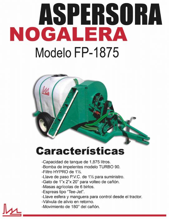 Aspersora Nogalera - Agro-Industrial San Luis