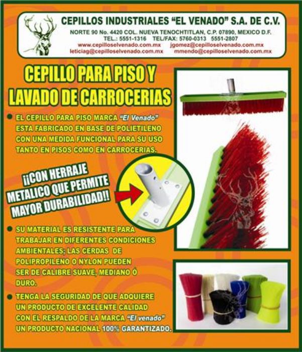 Cepillos para piso  - EL VENADO