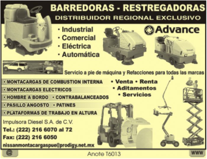 Plataformas de trabajo en altura - 