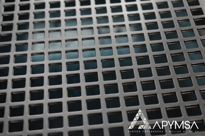 Lamina Perforada perforación cuadrada - APYMSA