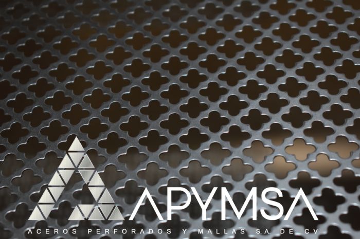 Lamina Perforada perforación trebol - APYMSA