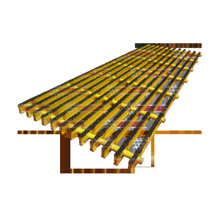 Rejilla de Plástico Reforzada con Fibra de Vidrio Pultruida - 