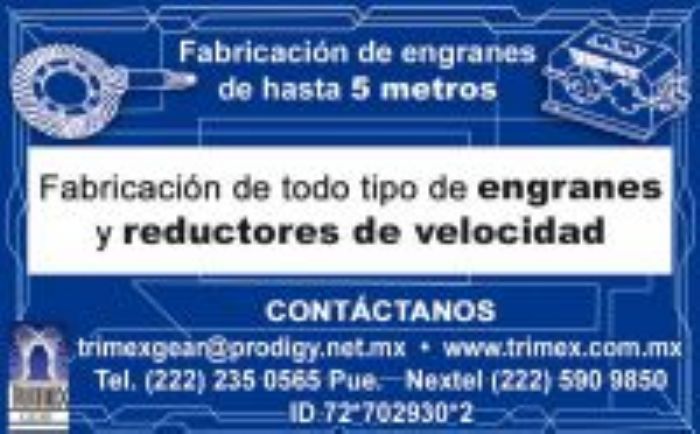 Engranes Astriados - TRIMEX