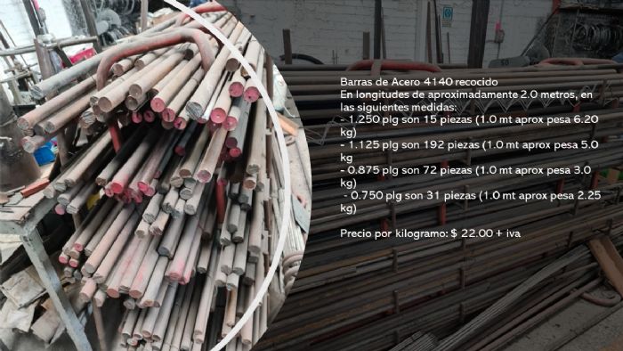 BARRA DE ACERO 4140 - 