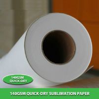Alta calidad secado rapido papel de sublimacion 140gsm