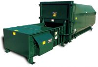 compactador estacionario de basura