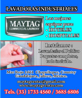 Secadoras industriales  - MAYTAG 