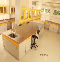 Mesa Isla con Repisa Aerea - 