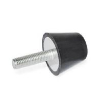  Soportes de absorción de vibración/impacto Tipo cónico, con componentes de acero, espárrago roscado