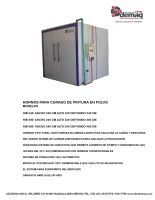 HORNO PARA CURADO PINTURA