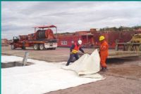 Mantas organicas olefilicas.