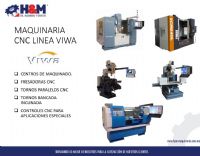 MAQUINARIA CNC, CENTROS DE MAQUINADO, TORNO FRESADORAS - VIWA,