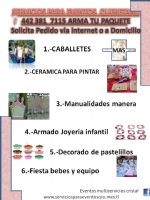 MANUALIDADES PARA EVENTOS