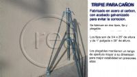 Tripie base para cañon  - Grupo Crea 